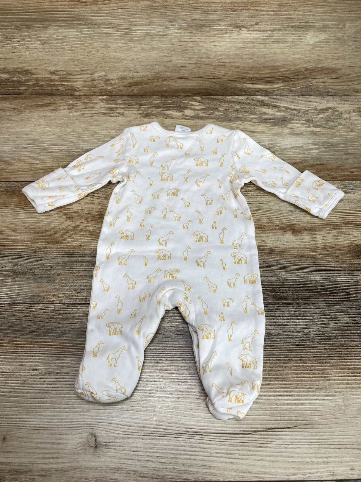 Starting Out Giraffe Print Coverall White sz Newborn