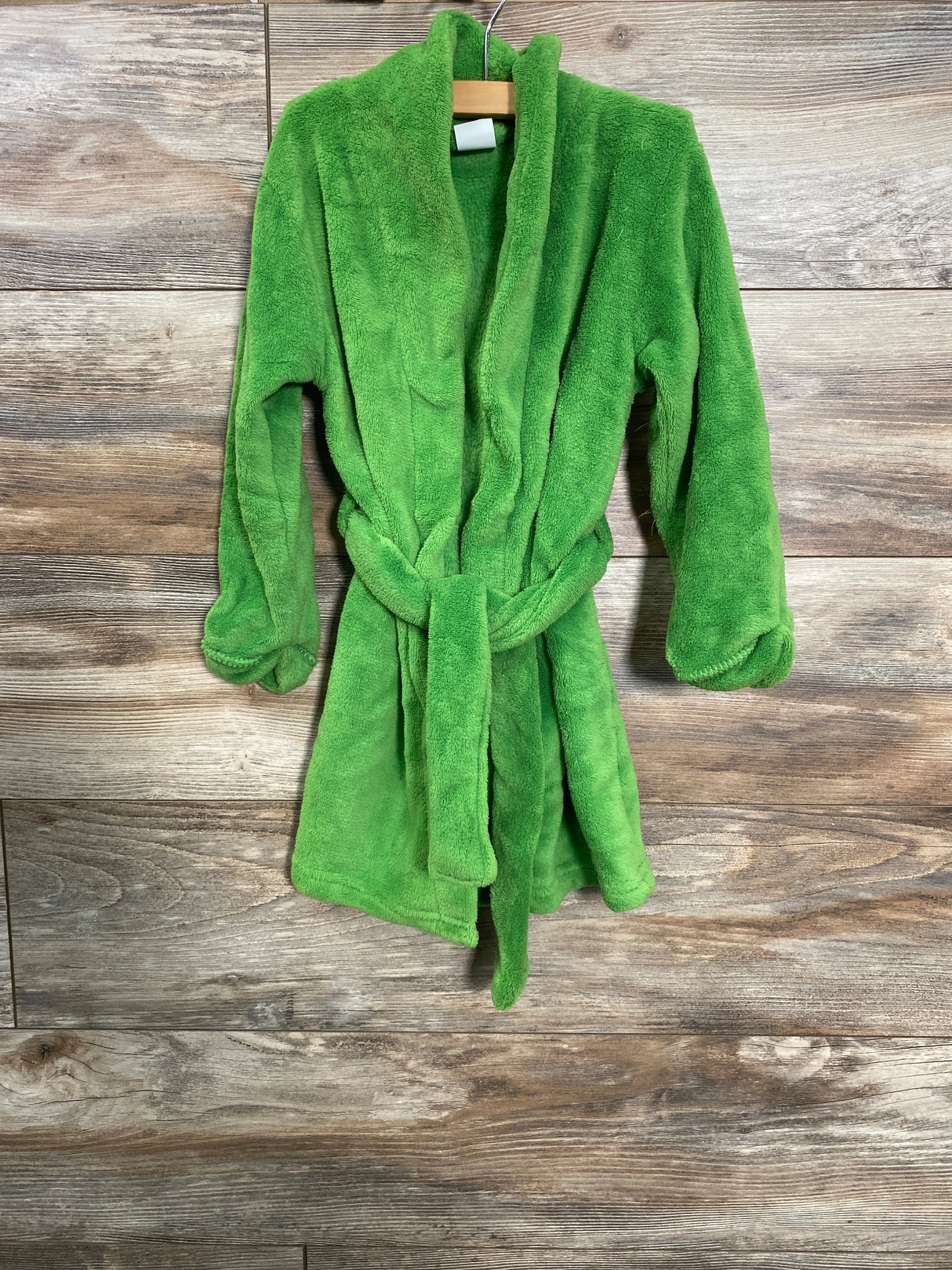 Sol Sleep Plush Robe Green sz 4T