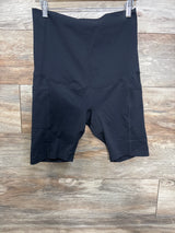 Poshdivah Maternity Full Panel Bike Shorts Black sz Small