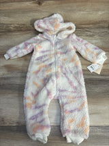 NEW Grayson Mini Sherpa Hooded Coverall White sz 6-9m - Me n Mommy To Be