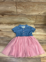Epic Threads Denim Tulle Dress Blue sz 3T