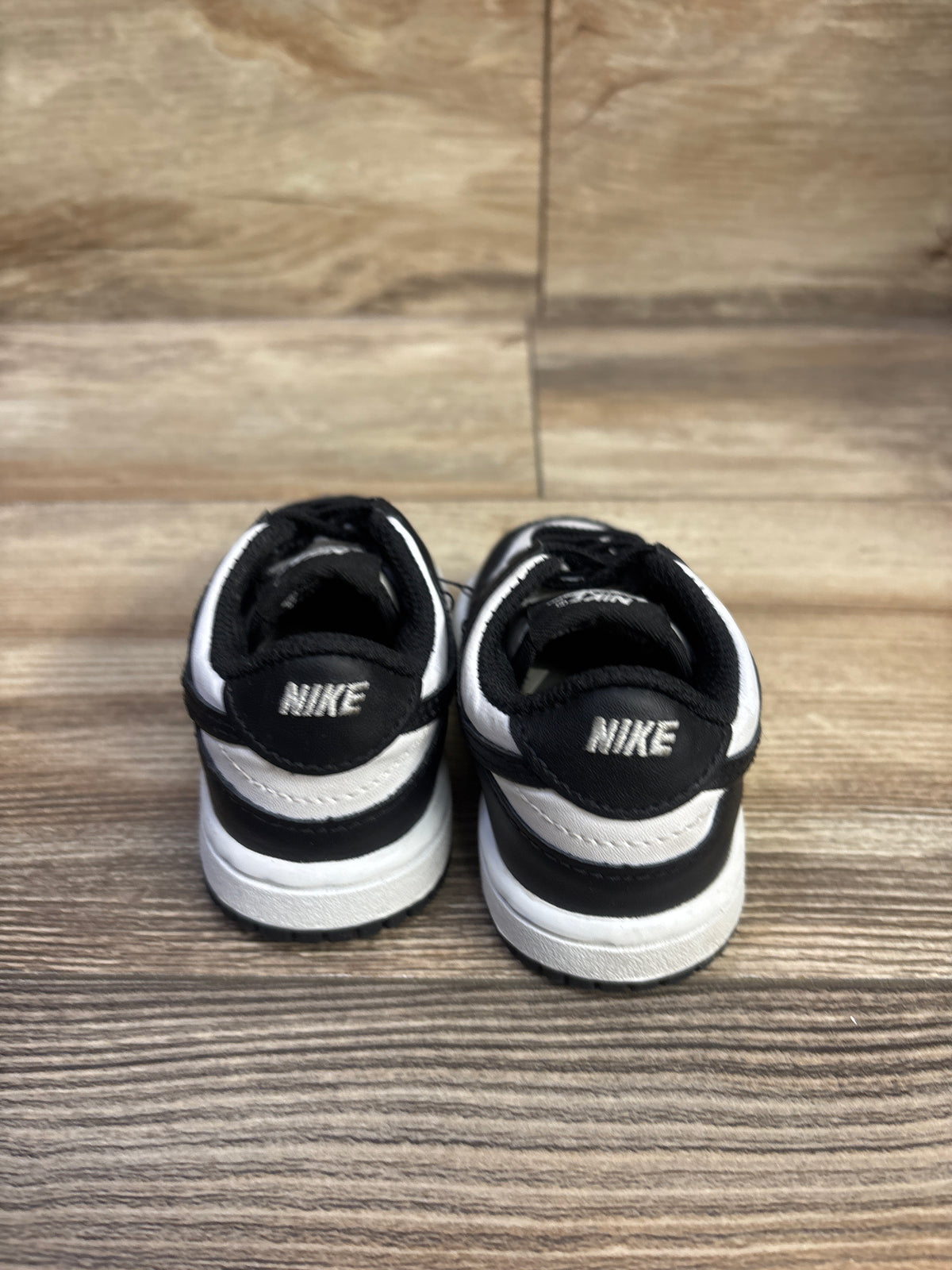 Nike Dunk Low TD 'Black White' Sneakers sz 4c
