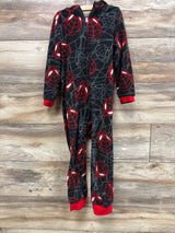 Marvel Spider-Man Hooded Blanket Sleeper Black sz 4/5T