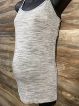 Motherhood Maternity Clip Down Nursing Cami Grey sz Small