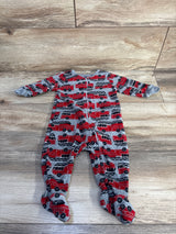 Kids Headquarters Firetruck Blanket Sleeper Grey sz 6m
