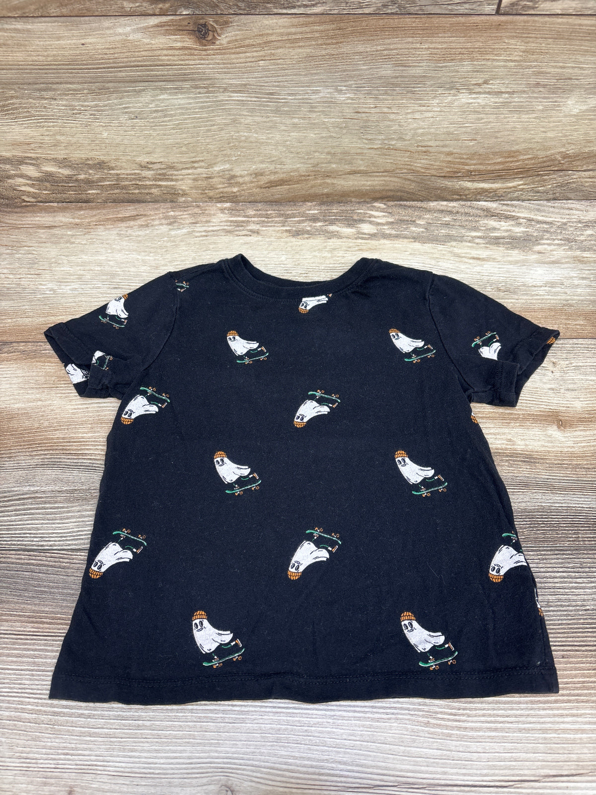 Old Navy Skateboarding Ghost Shirt Black sz 4T