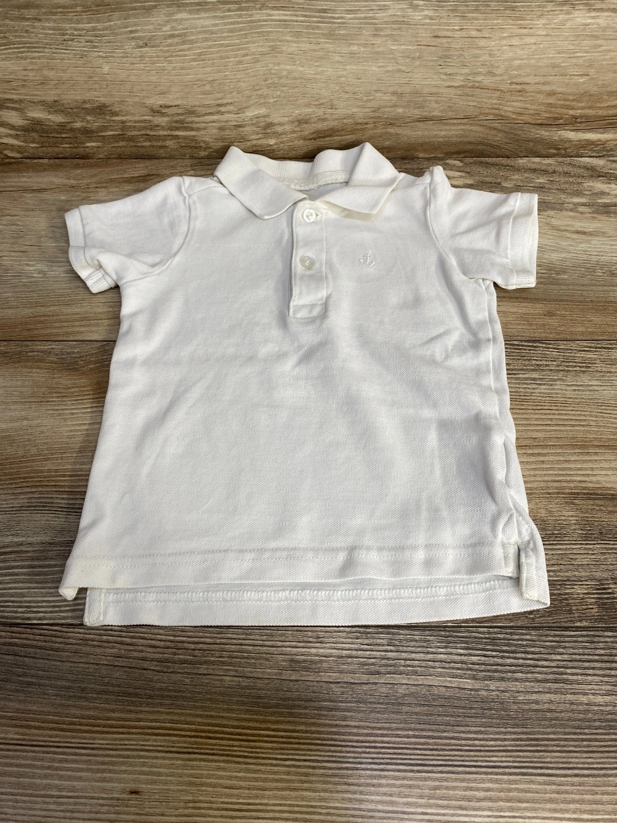 H&M Polo Shirt White sz 9-12m