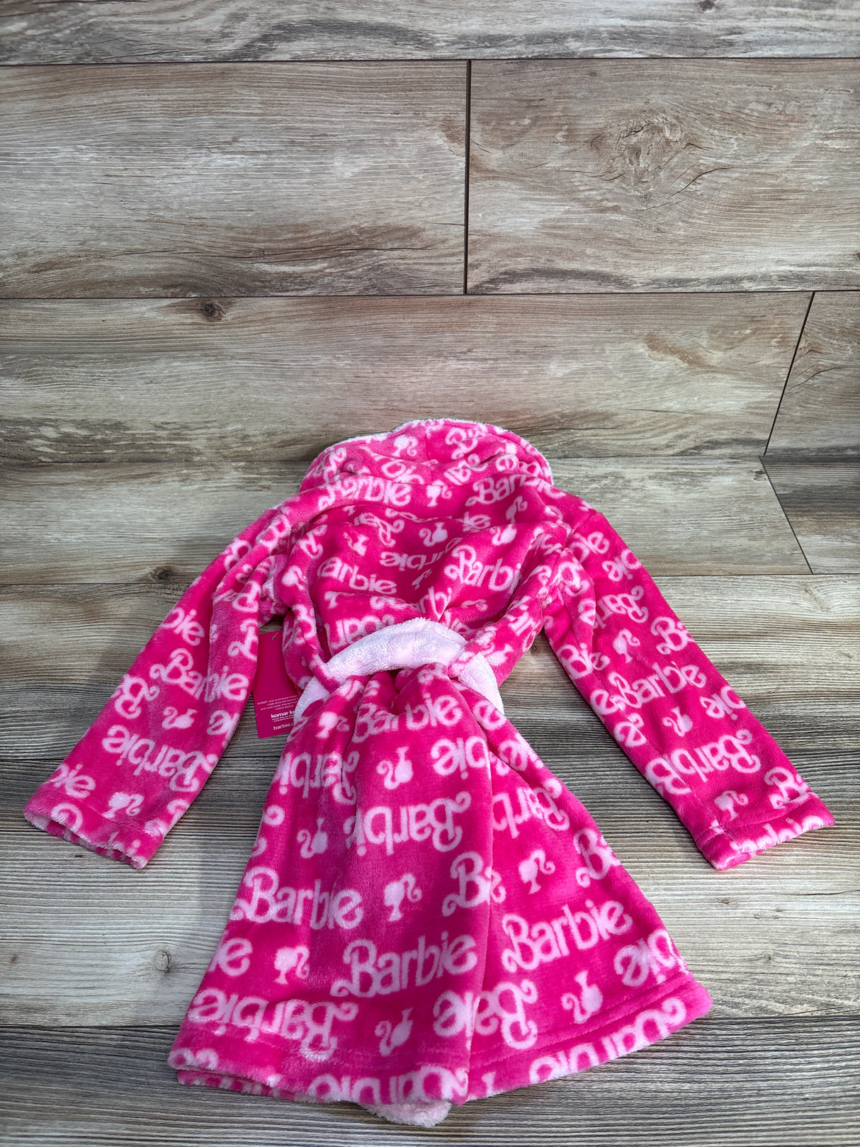 NEW Barbie Plush Robe Pink sz 4T