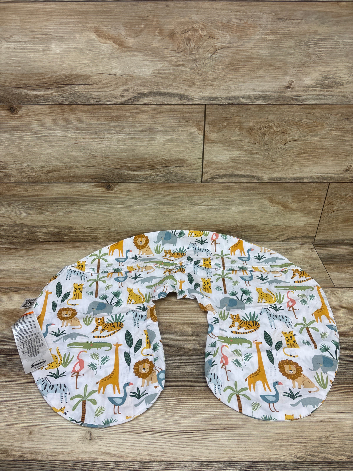 Boppy Original Nursing Pillow Slipcover in Safari Animals White