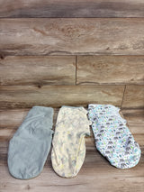 SwaddleMe by Ingenuity 3pk Swaddle Wraps Green sz 0-3m