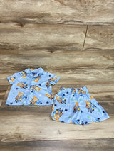 Bluey 2pc Pajama Set Blue sz 2T