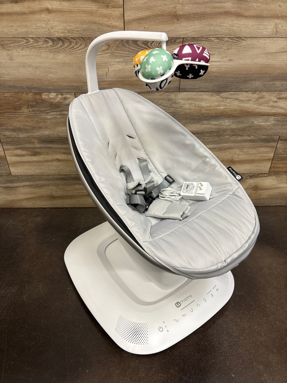 4moms mamaRoo Multi-Motion Baby Swing Smart Connectivity in Grey