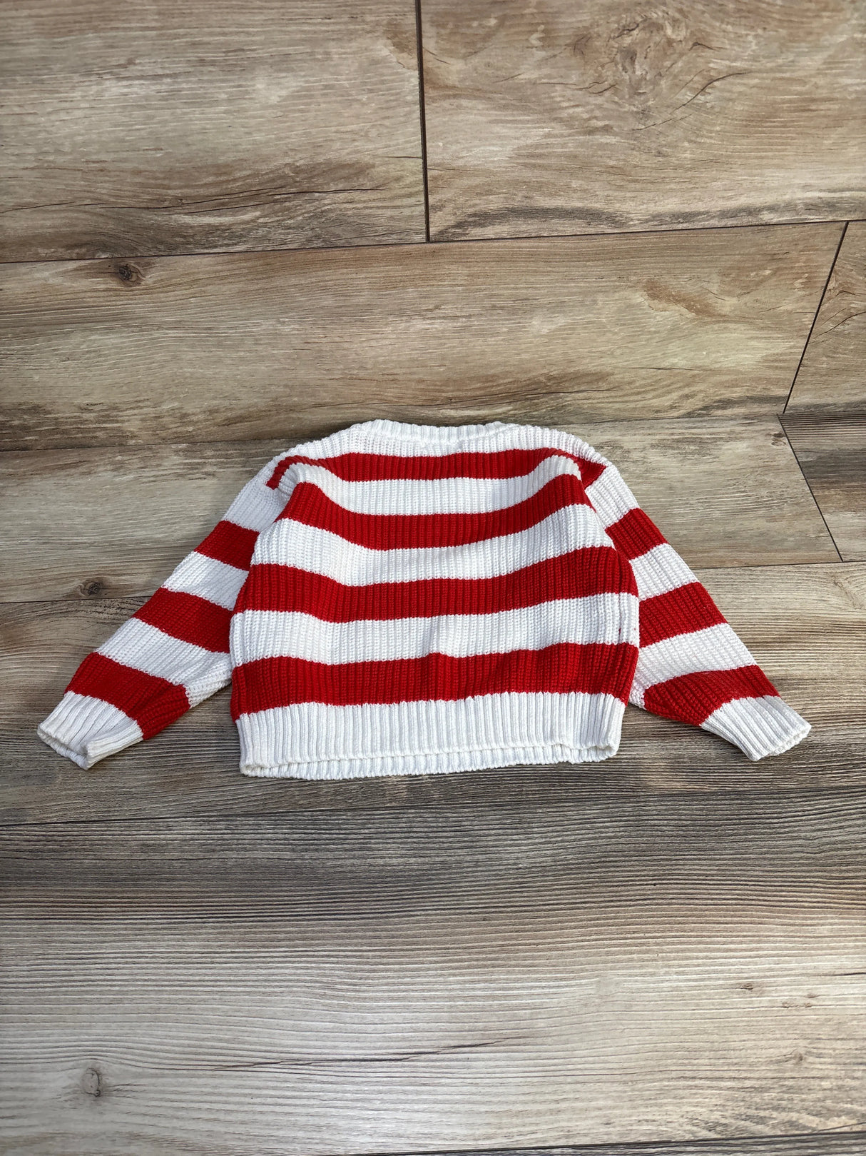 Cat & Jack Chunky Knit Love Sweater White sz 3T