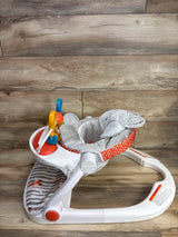 Fisher-Price Baby Deluxe Sit-Me-Up Floor Seat with Toy Bar - Fox