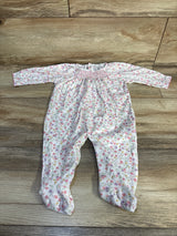 Kissy Kissy Floral Footed Coverall White sz 9m