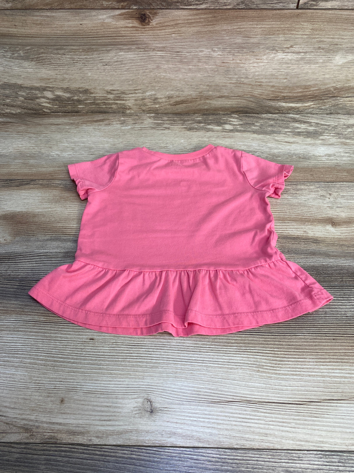 Okie Dokie Best Sister Ever Peplum Shirt Pink sz 18m