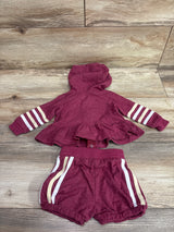 Colosseum 2pc Florida State Seminoles Peplum Jacket & Shorts Set Red sz 3-6m