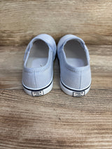 Janie & Jack Oxford Cotton Slip On Sneakers Zen Blue sz 12c - Me n Mommy To Be