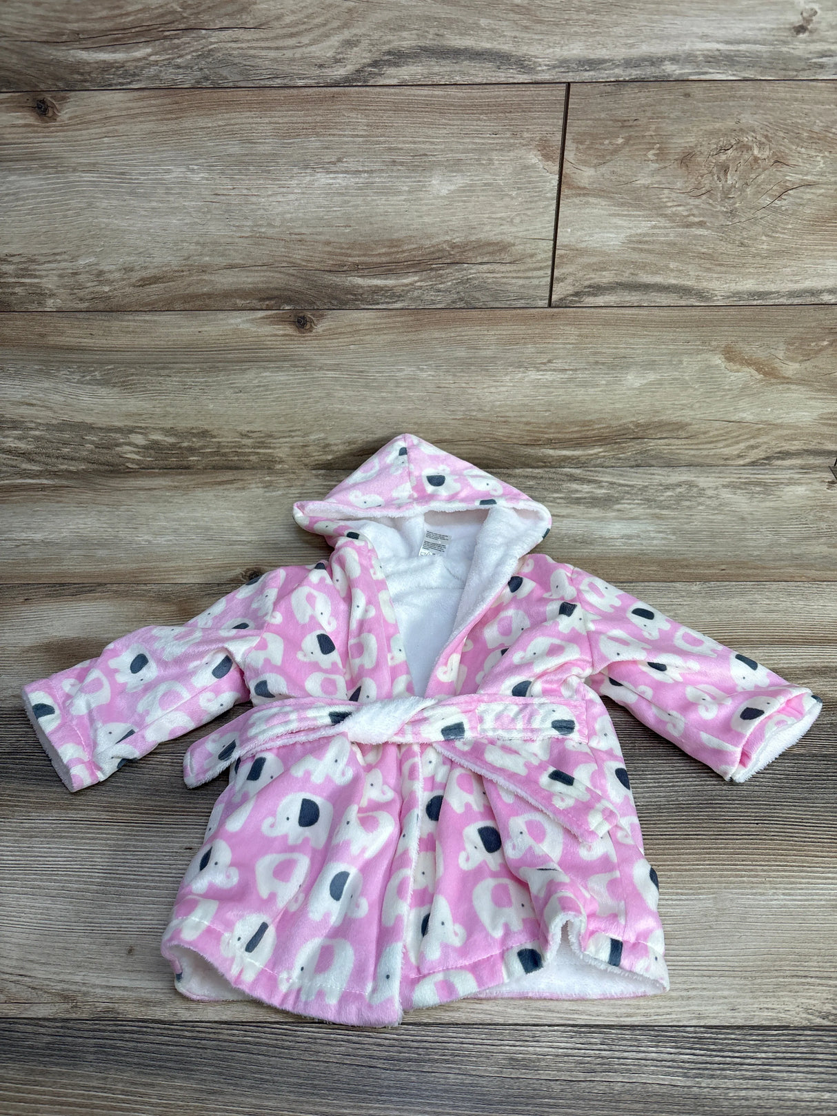 Velour Elephant Robe Pink sz 0-9m