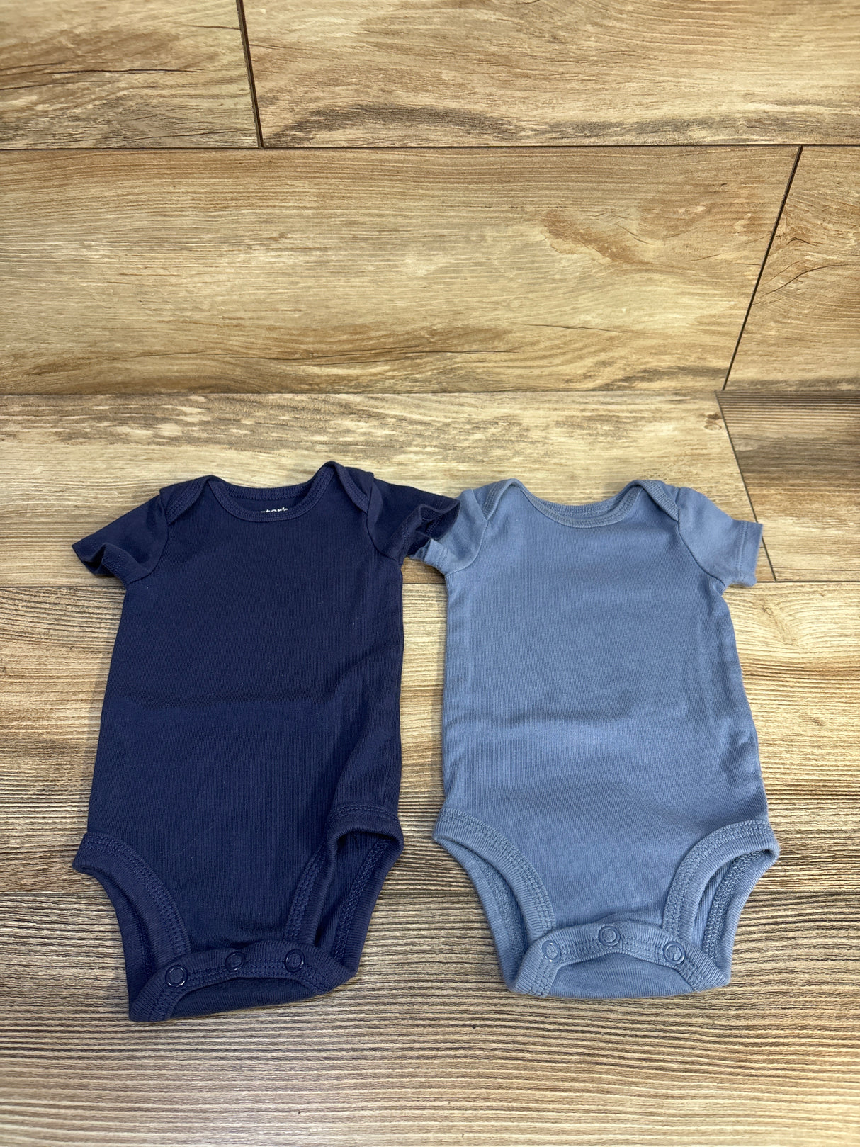 Just One You 2pk Bodysuits Blue sz Newborn