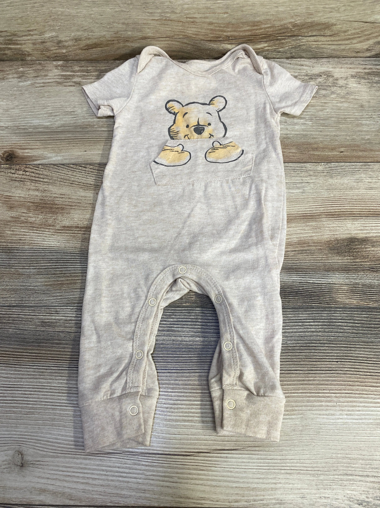 Disney Baby Winnie The Pooh Romper Oatmeal sz 3-6m