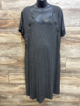 Frida Delivery & Nursing Gown Grey One Size
