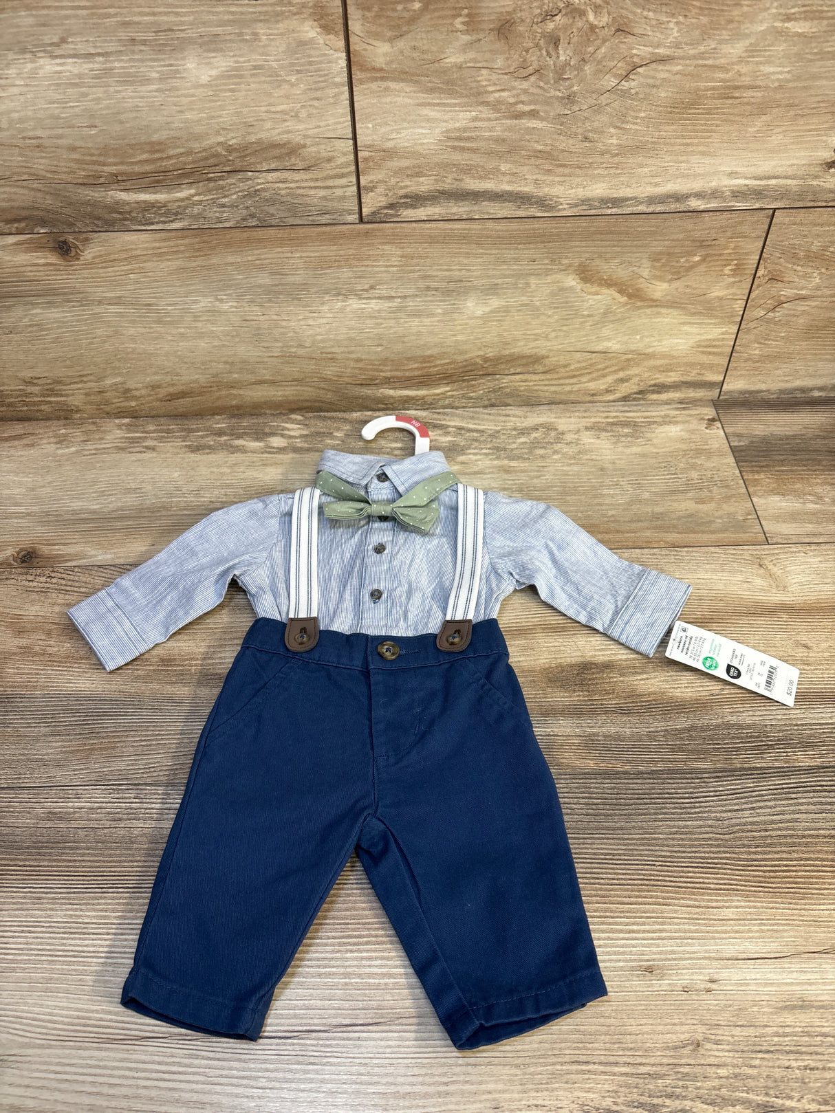 NEW Just One You 4Pc Suspender Set Blue sz Newborn