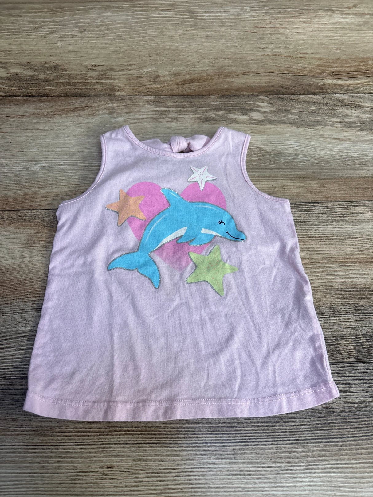 Children's Place Dolphin Tank Top Pink sz 3T - Me n Mommy To Be