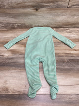 Baby Gap Ribbed Striped Sleeper Green sz 3-6m