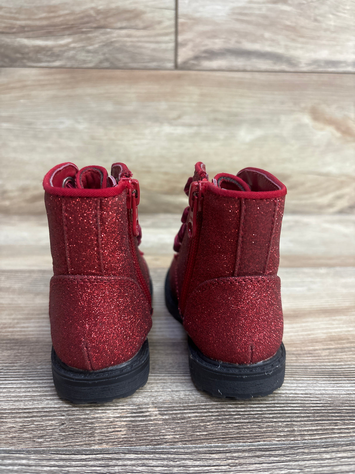 Cat & Jack Glitter Boots, Red sz 5c
