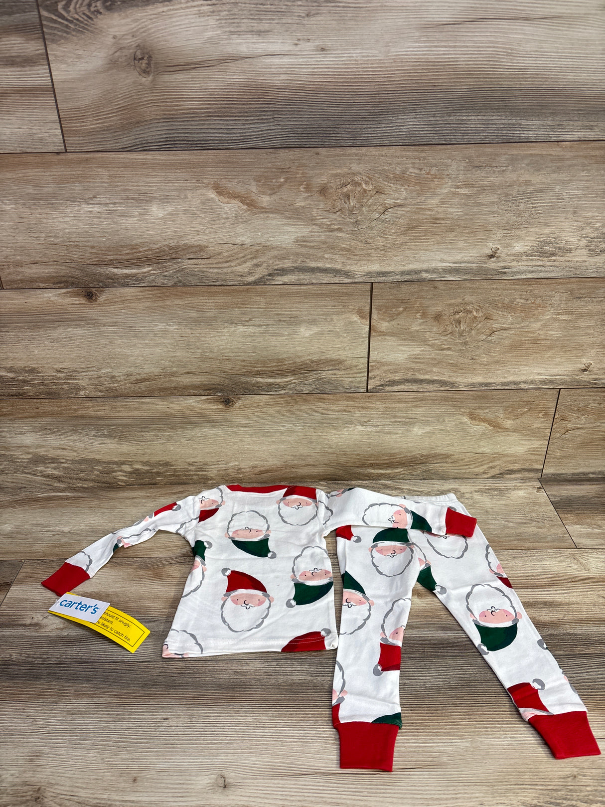 NEW Carter's 2pc Christmas Sleep Set White sz 18m