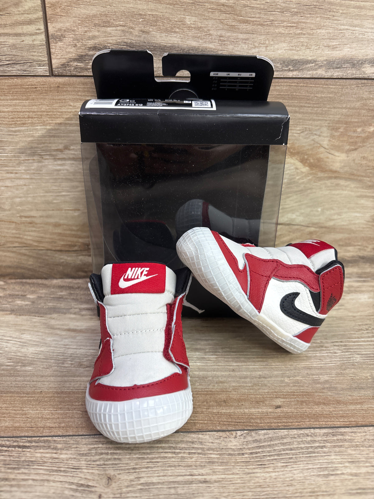 Jordan 1 Crib Bootie CB 'Chicago Lost & Found' Sneakers sz 3c