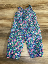 Carter's Floral Jumpsuit Blue sz 9m