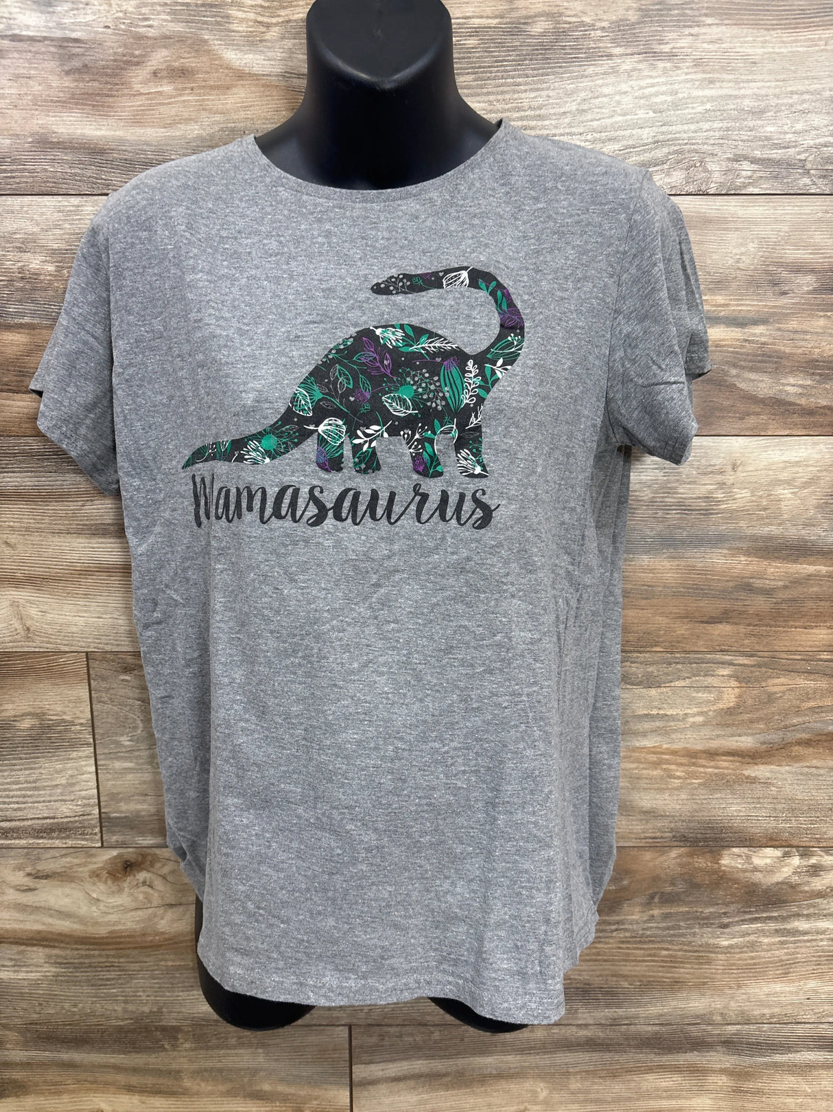Crazy Dog 'Mamasaurus' T-Shirt Grey sz XL