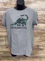 Crazy Dog 'Mamasaurus' T-Shirt Grey sz XL