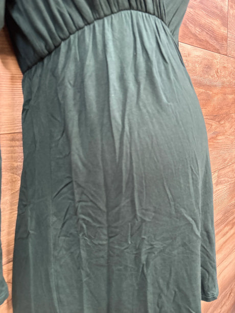Pink Blush Maternity Long Sleeve Nursing Top Hunter Green sz Small - Me n Mommy To Be