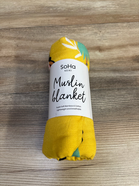 NEW SoHa 47" Hula Me Muslin Blanket - Me n Mommy To Be