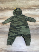 Carter's Hooded Camo Coverall Green sz Newborn