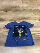 Cat & Jack Space Shirt Blue sz 4T
