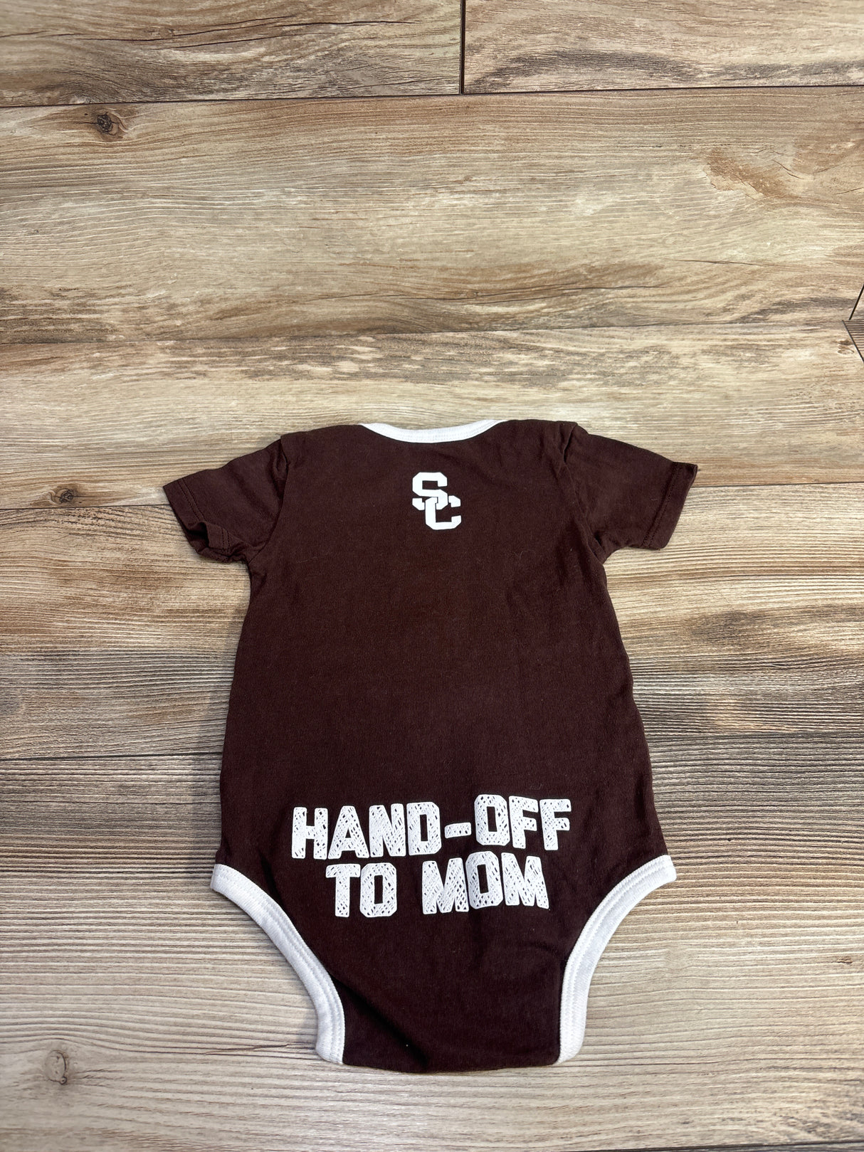 Authentic Apparel SC Football Bodysuit Brown sz 12m
