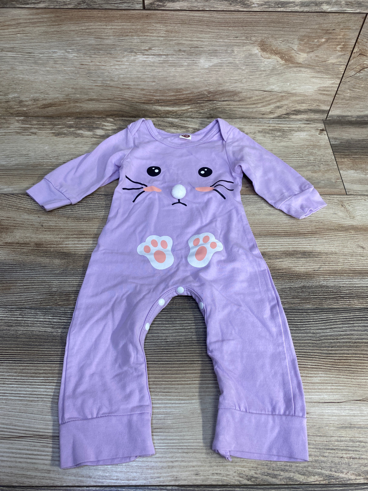 Bunny Coverall Purple sz 6m