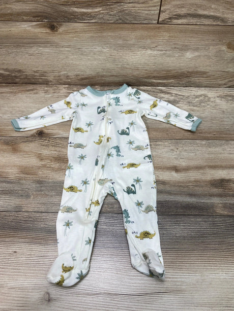 Attitude Baby White Dino Sleeper sz 0-3m - Me 'n Mommy To Be