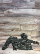 Baby Gap 2pc Camo Pull Over Hoodie & Joggers Set Green sz 12-18m