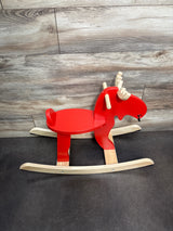 IKEA Ekorre Rocking Moose, Red/Rubberwood