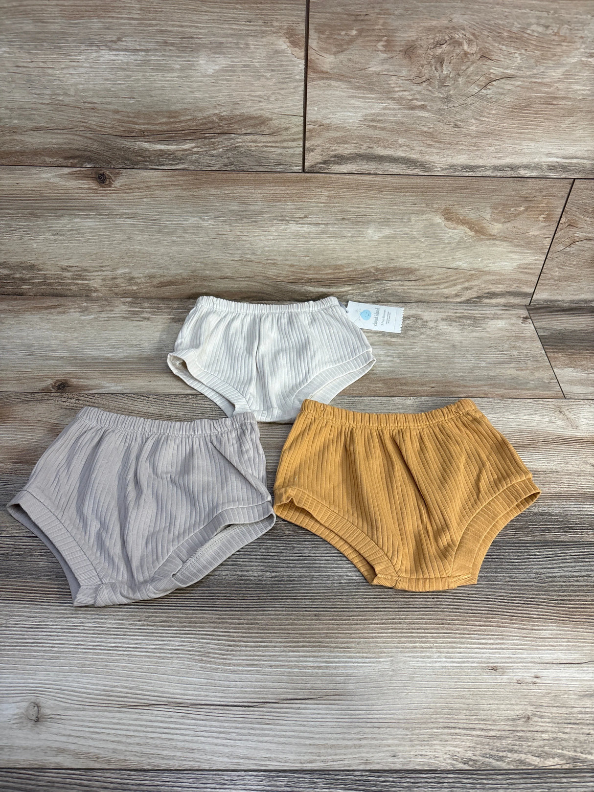 NEW Cloud Island 3pk Bloomers Beige sz 6-9m