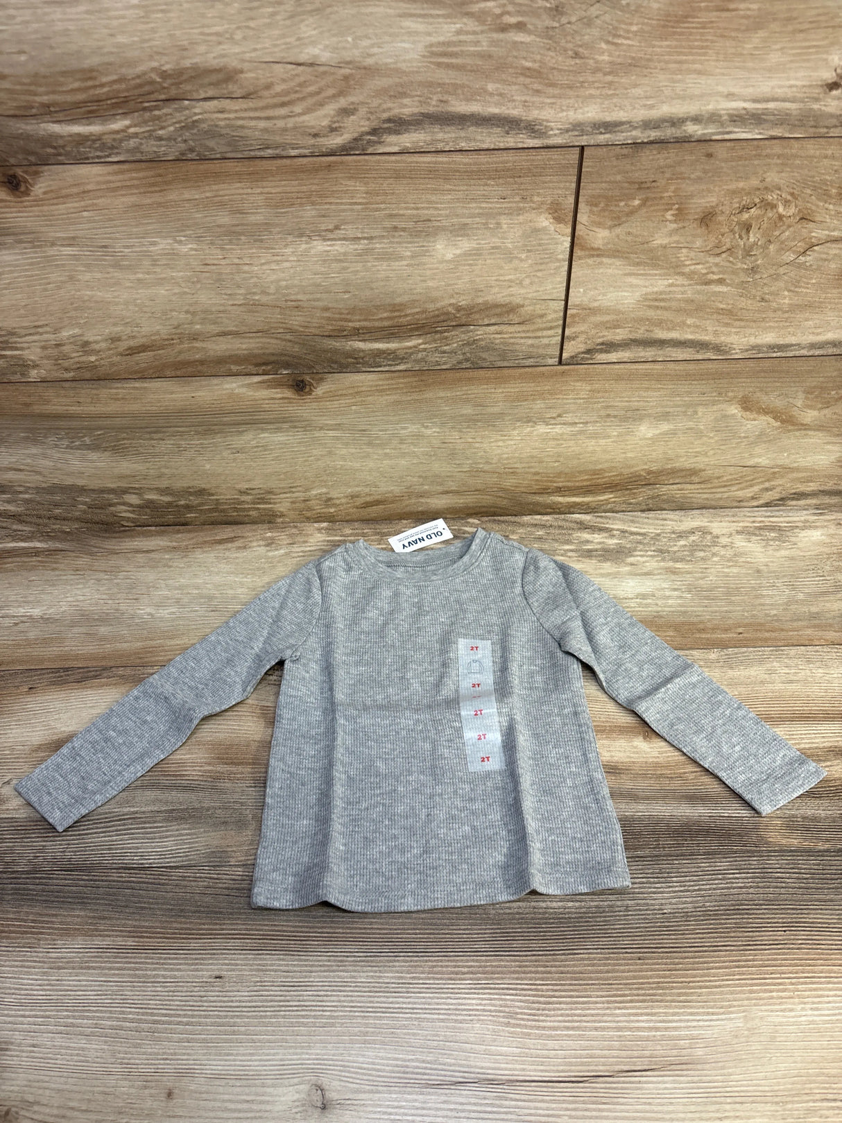 NEW Old Navy Solid Grey Thermal Shirt sz 2T