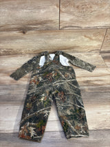 Bass Pro Shops 2pc Bodysuit & Camo Overalls sz 12m