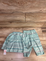 NEW Just One You 2pc Snowflake Coat Style Pajama Set Teal sz 18m