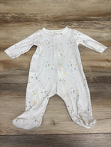 Just One You Ribbed Sleeper White sz 3m