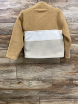 Baby Gap 1/4 Zip Fleece Jacket Tan sz 5T